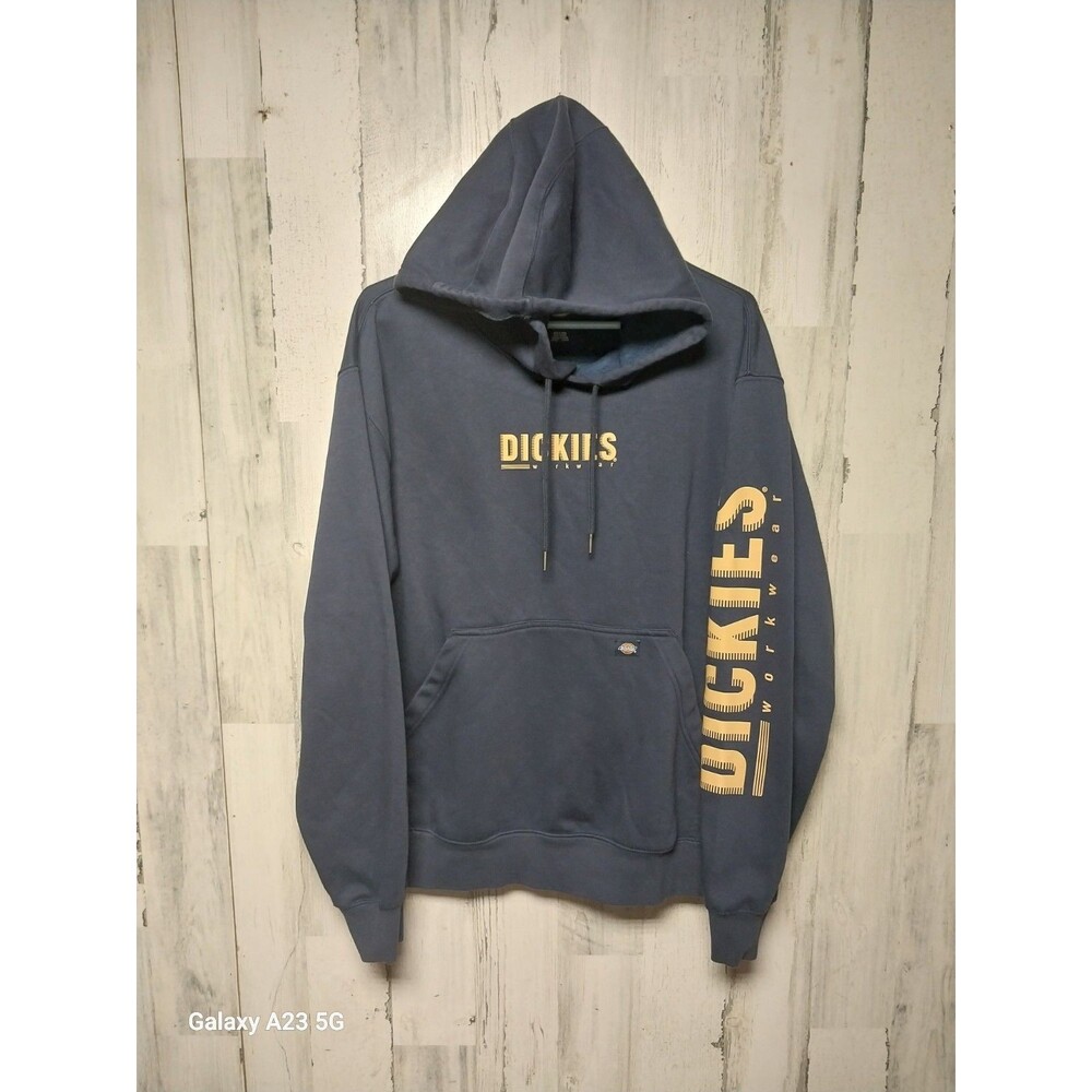 Dickies Mens Classic Casual Fashion Hoodie Graphic Pullover Fleece Navy